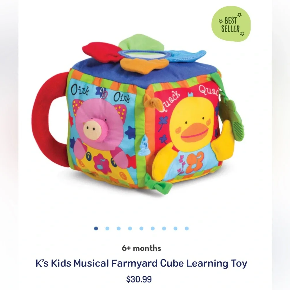 MELISSA & DOUG Musical Farmyard Toy, 6mo +